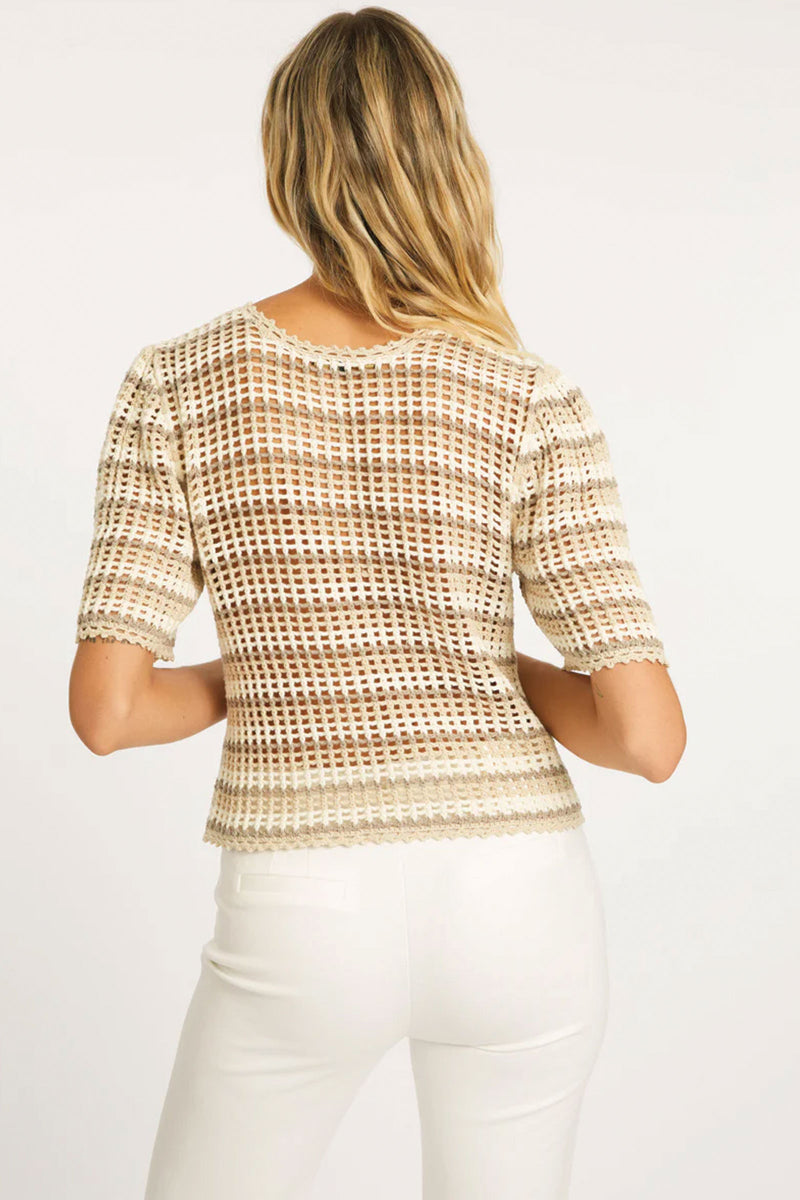 Caballero Agata Ivory Birch Sweater