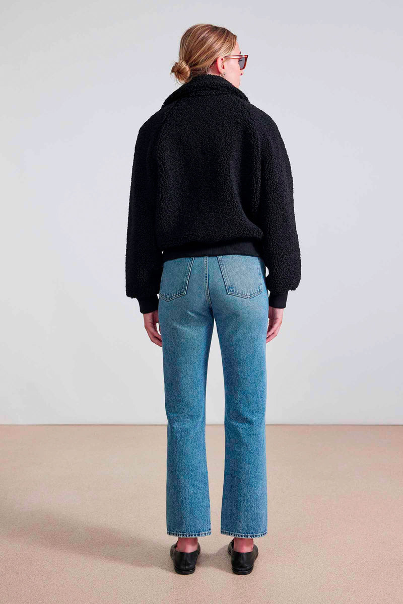 Apiece Apart Amager Bomber Jacket in Black