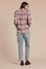 Trovata Breezy Blouse in Eclipse Plaid