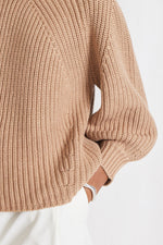 Apiece Apart Eco Nueva Meral Sweater In Camel