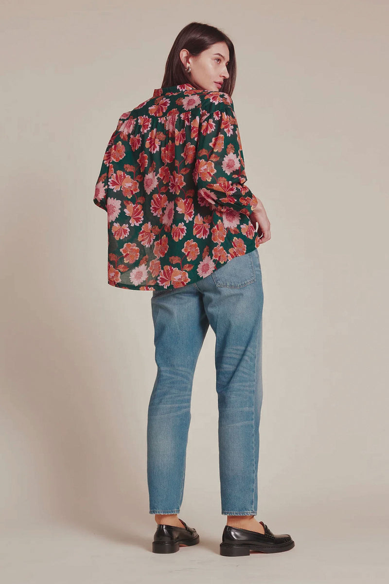 Trovata Lily Blouse in Carnation Print