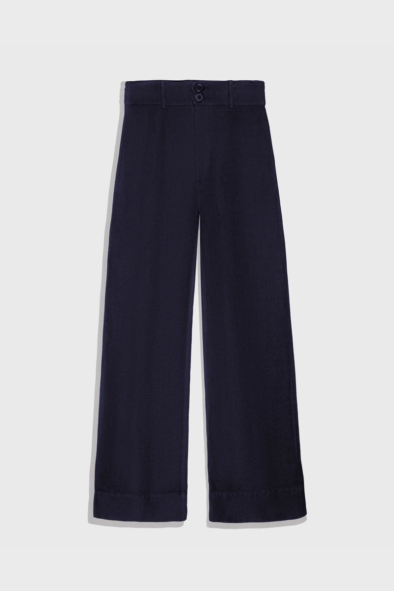 Apiece Apart Classic Merida Pant in Navy