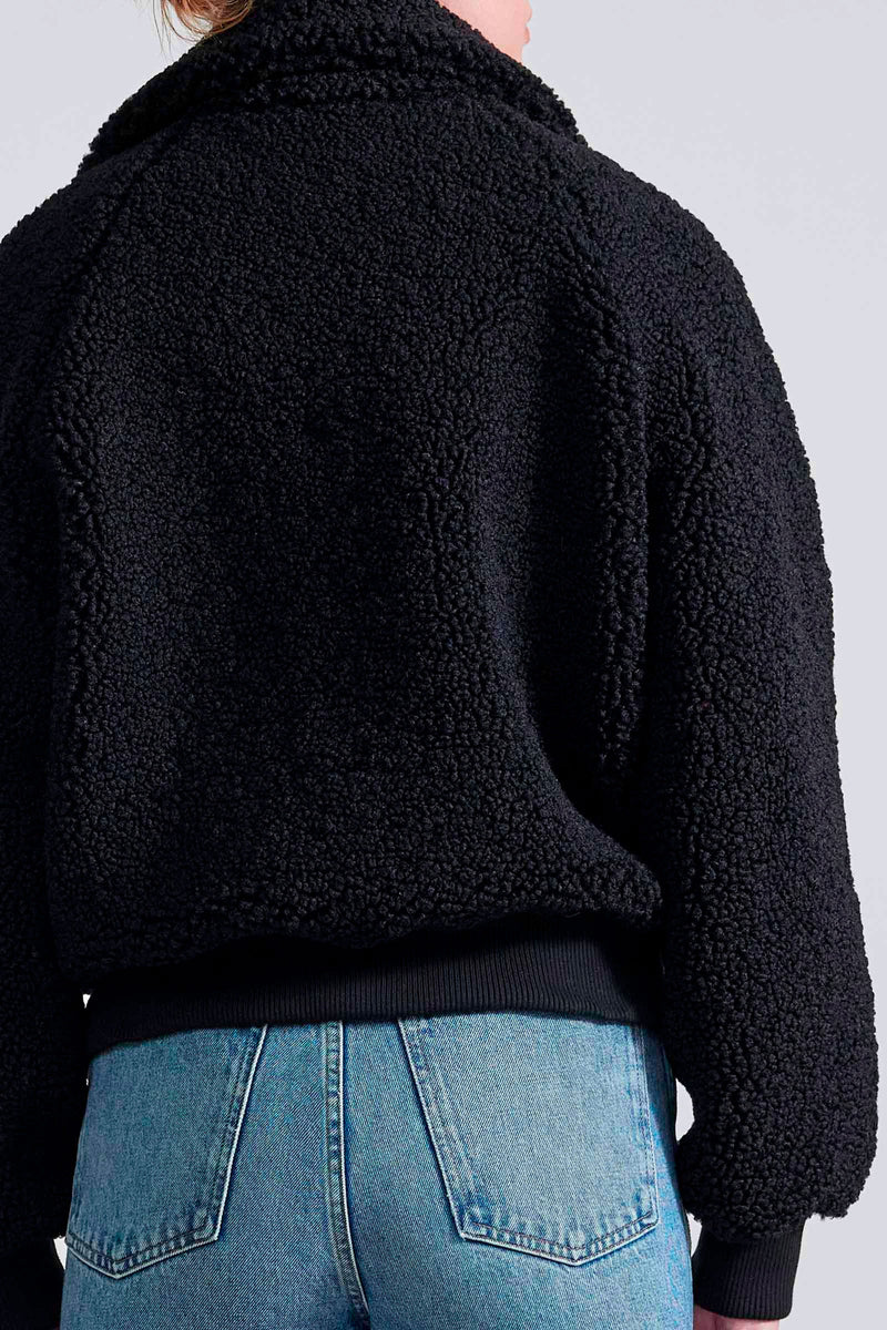 Apiece Apart Amager Bomber Jacket in Black