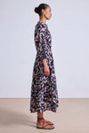 Apiece Apart Trinidad Maxi Dress in Garden Floral Midnight