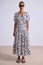 Apiece Apart Uva Romantic Maxi in Garden Floral Cream