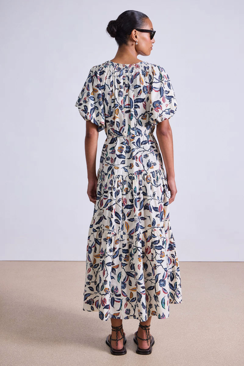 Apiece Apart Uva Romantic Maxi in Garden Floral Cream