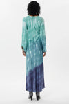 Maria Cher Carranza Catia Long Dress Green Hue Tie Dye