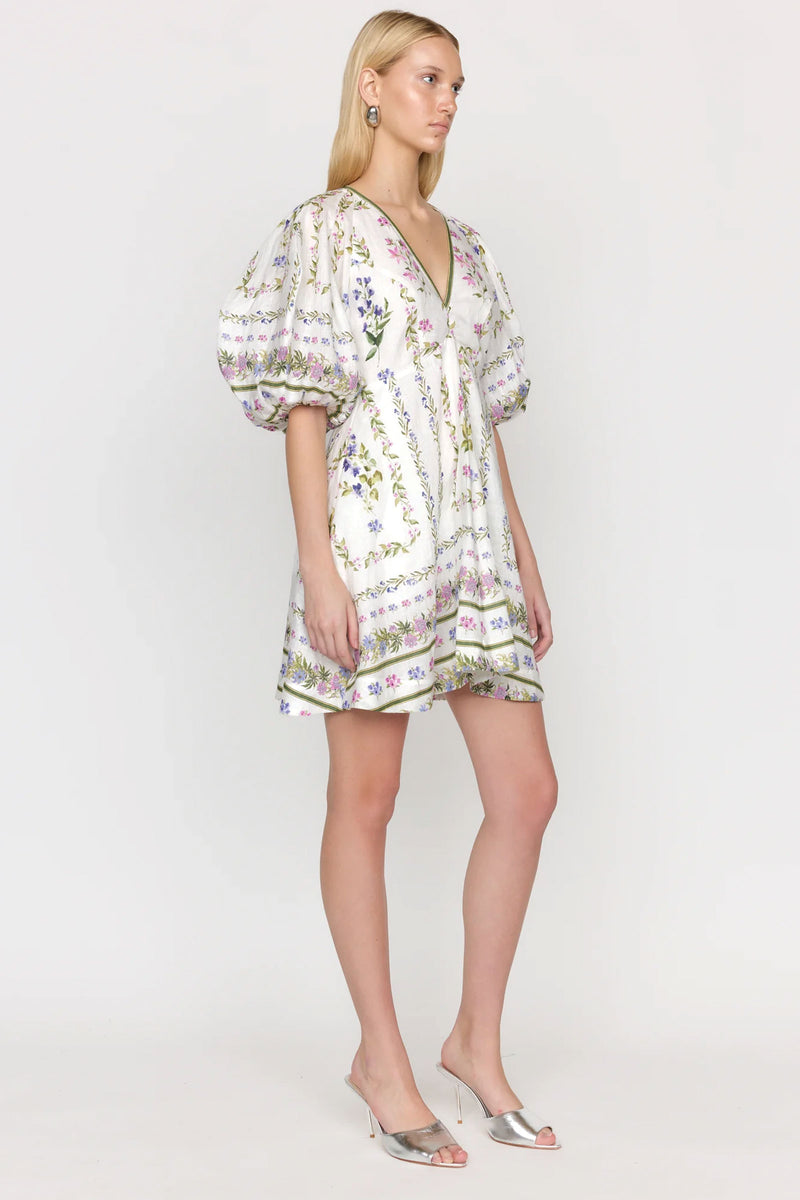 Christy Lynn Rae Dress in Mosaic Ivory
