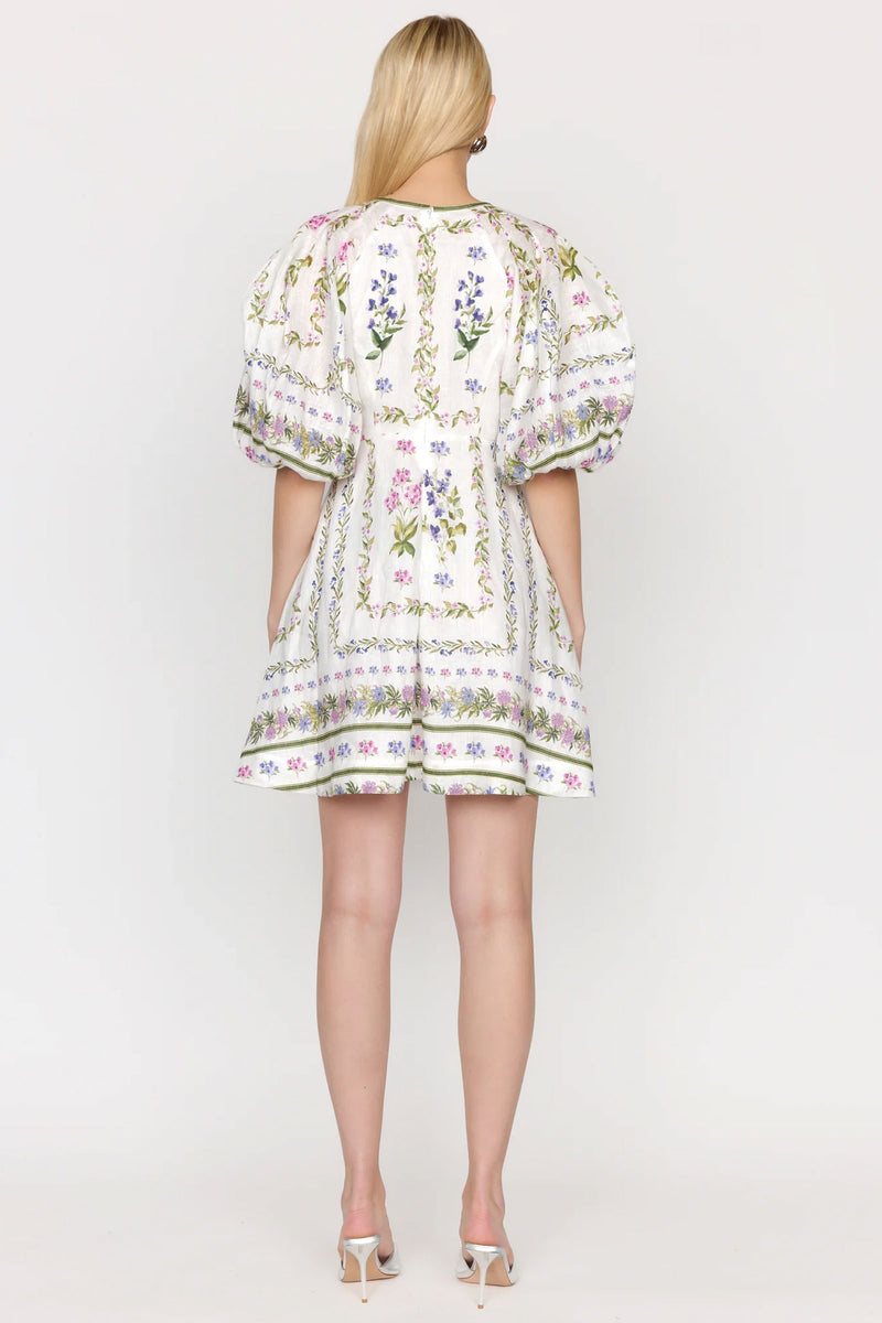 Christy Lynn Rae Dress in Mosaic Ivory