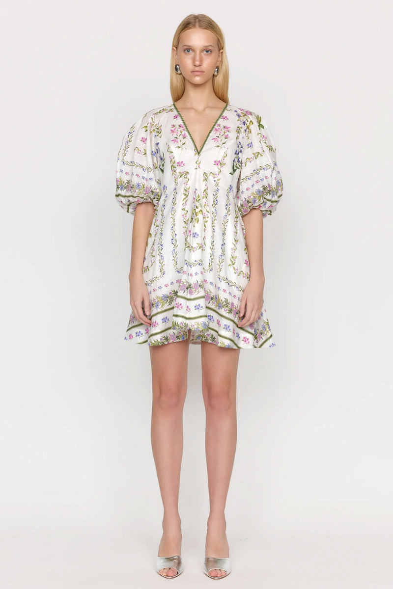 Christy Lynn Rae Dress in Mosaic Ivory