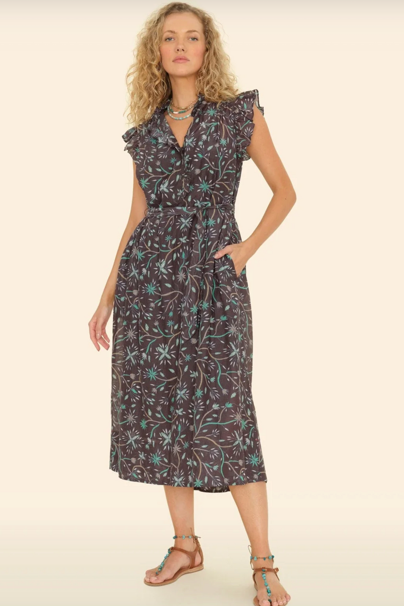 Xirena April Dress in Graphite Mint