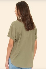 Xirena Channing Shirt in Dark Seagrass