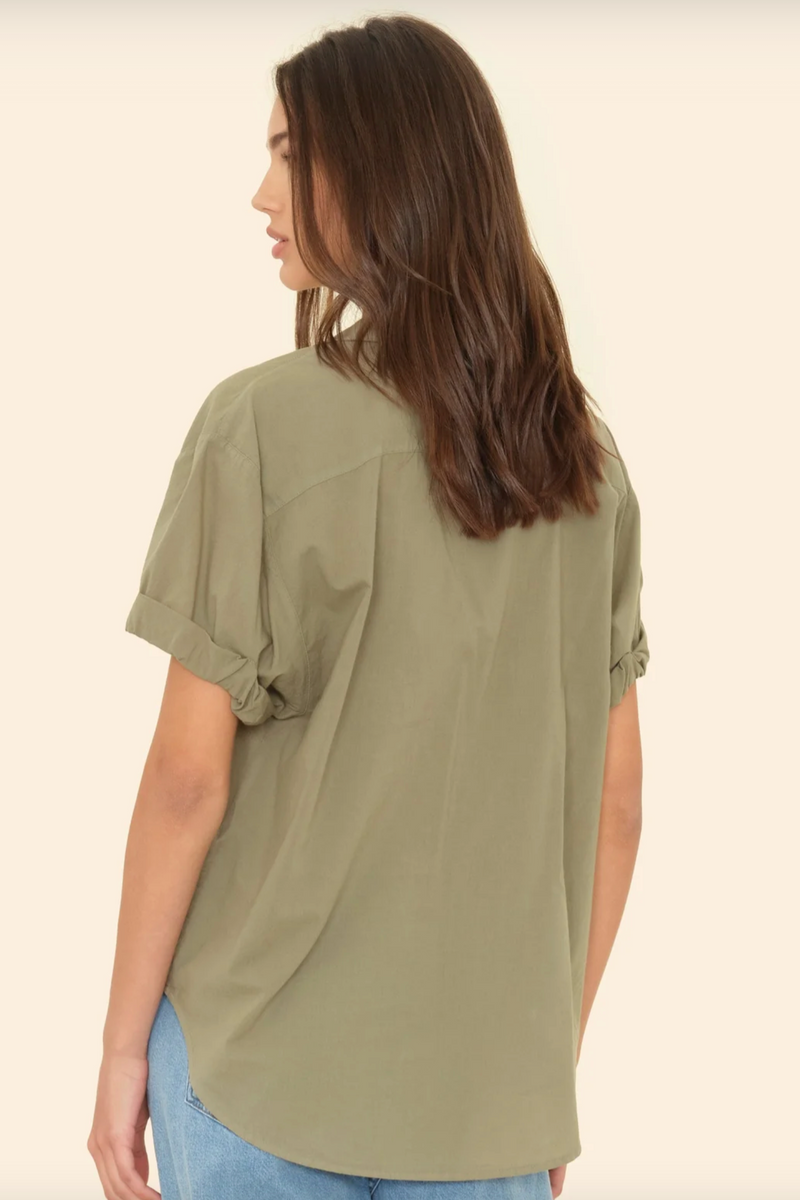 Xirena Channing Shirt in Dark Seagrass
