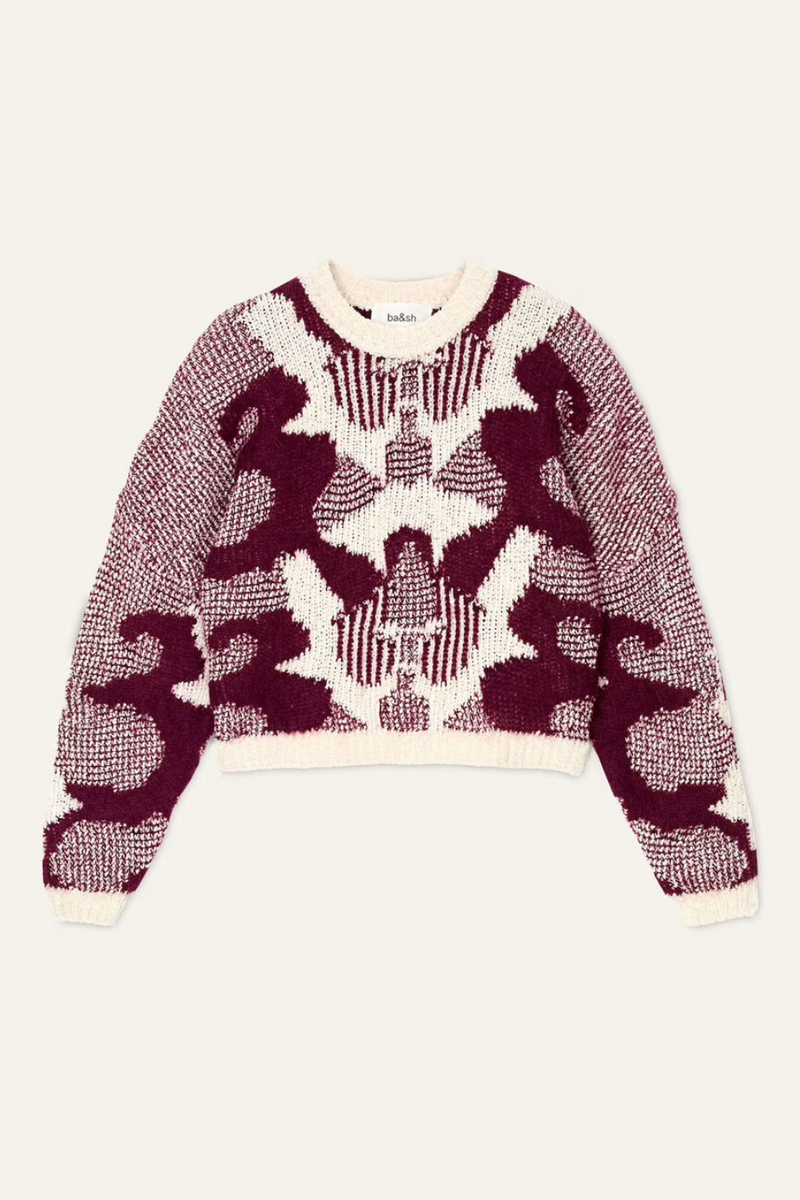 Ba&sh Rora Sweater in Bordeaux