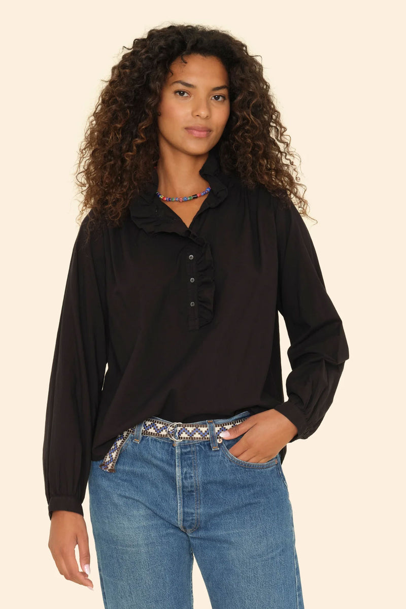 Xirena Caspian Top in Black