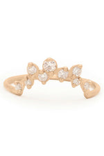 Valley Rose 14K Gold Milky Way Stacker Ring in Diamonds