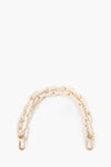 Clare V Shortie Bag Strap in Cream Resin