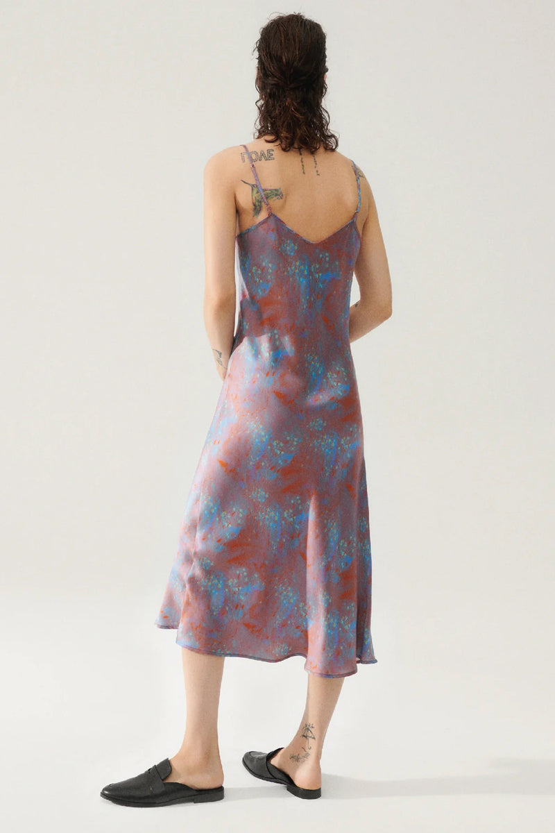 Silk Laundry 90's Slip Dress in Dazed