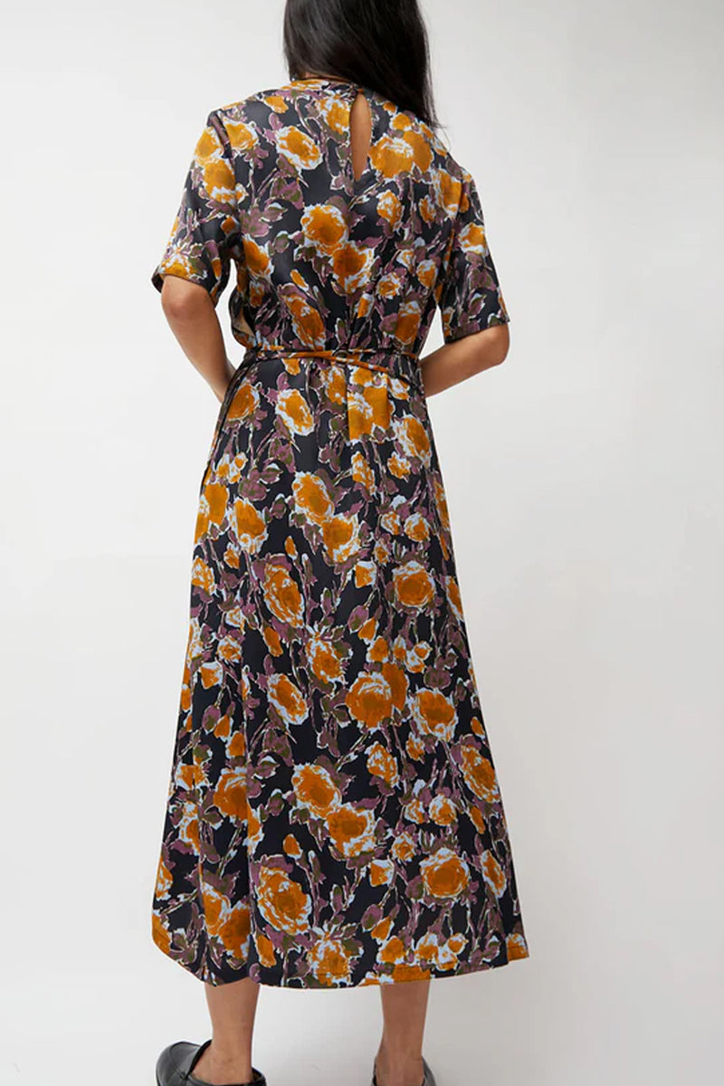 No.6 Lola Dress in Gold Roses