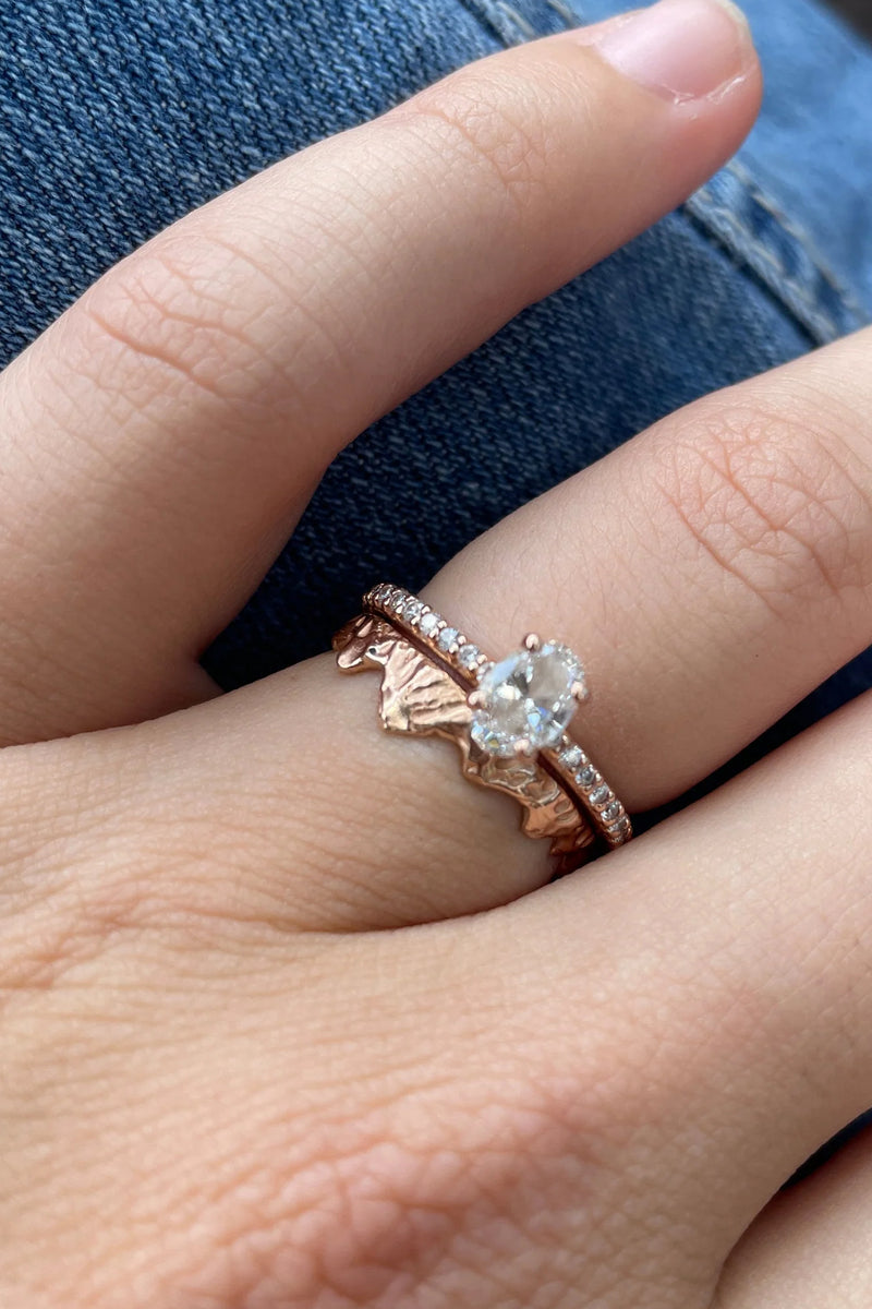 Valley Rose Sequoia Ring in Rose Gold