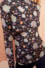 Ulla Johnson Aurelia Turtleneck Top in Nuit