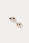 Rachel Comey Cora Gold Heart Earrings