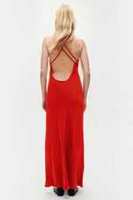 Silk Laundry Silk Slope Dress in Geranium