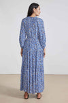 Apiece Apart Trinidad Maxi Dress in Floral Blue