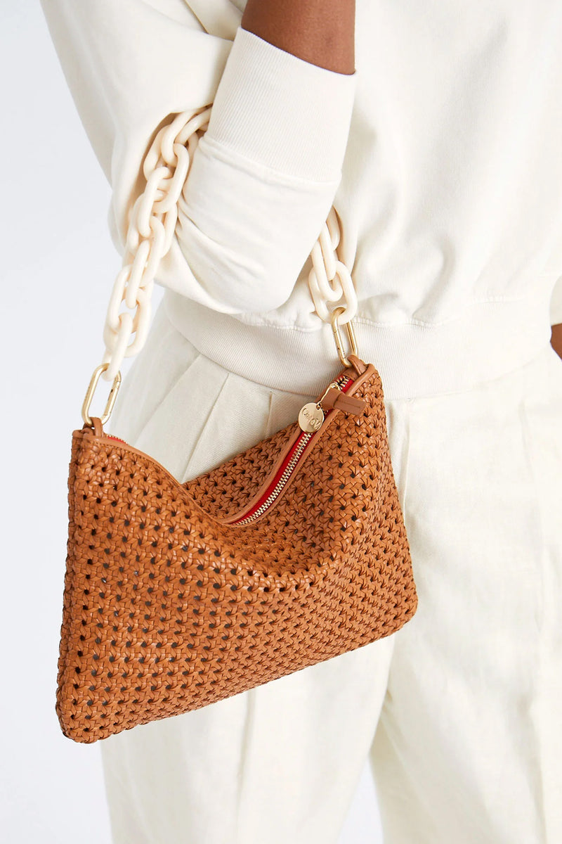 Clare V Shortie Bag Strap in Cream Resin