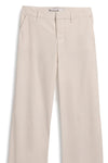 Frank and Eileen Westport Italian Wide Leg Chino in Khaki