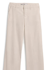 Frank and Eileen Westport Italian Wide Leg Chino in Khaki