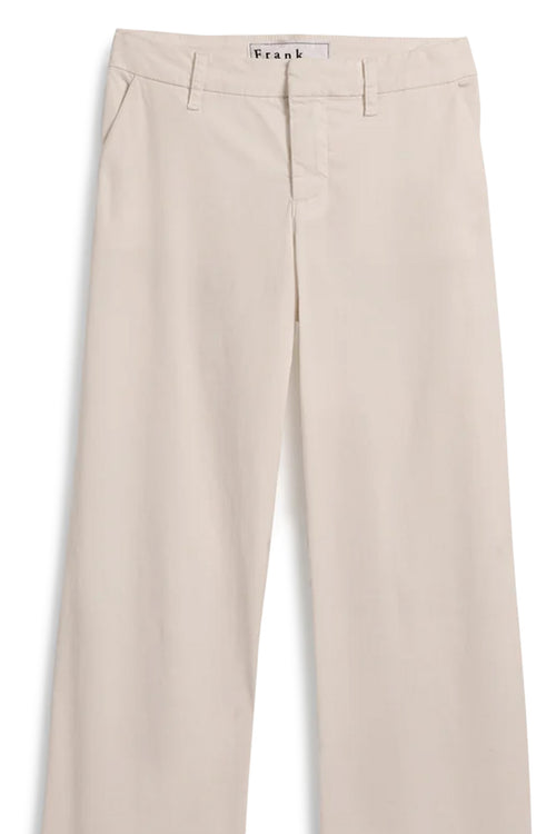 Frank and Eileen Westport Italian Wide Leg Chino in Khaki