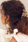 Loeffler Randall Yuri Scallop Acetate Clip Set in Tortoise