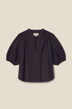 Trovata Loren Blouse in Black Handkerchief Eyelet