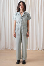 Ali Golden Boiler Suit in Light Denim