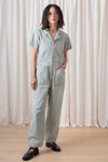Ali Golden Boiler Suit in Light Denim