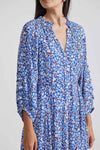 Apiece Apart Trinidad Maxi Dress in Floral Blue