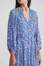 Apiece Apart Trinidad Maxi Dress in Floral Blue