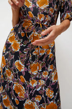 No.6 Lola Dress in Gold Roses