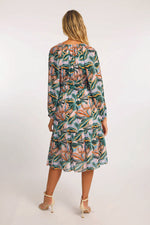 Caballero Quinn Dress in Sea Leaves
