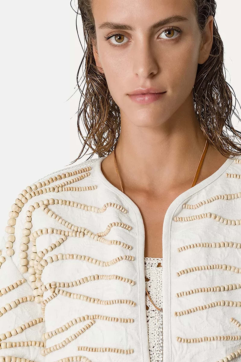 Forte Forte Emotions Embroidery Jacquard Jacket in Puro