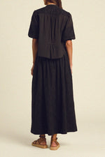 Trovata Loren Blouse in Black Handkerchief Eyelet