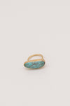 Melissa Joy Manning Limited Edition Turquoise Ring in 14K Gold