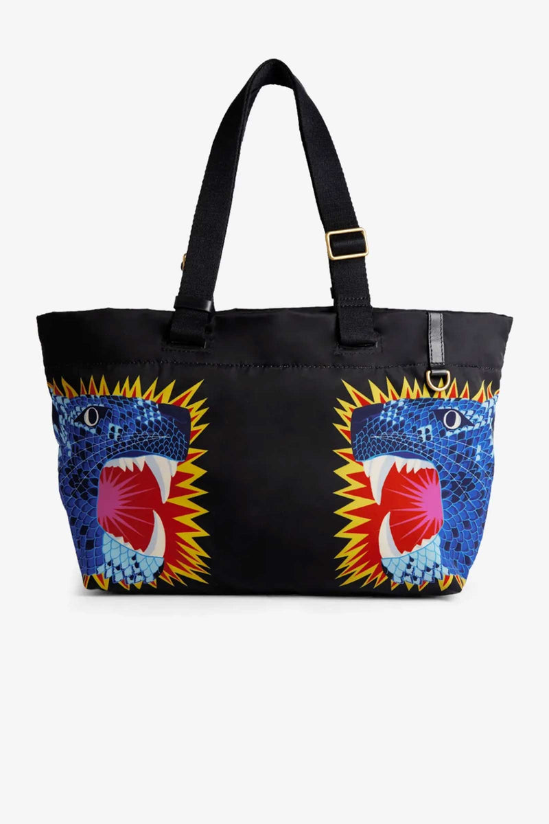 Inoui Editions Carrier Neofelis Strap Bag in Black