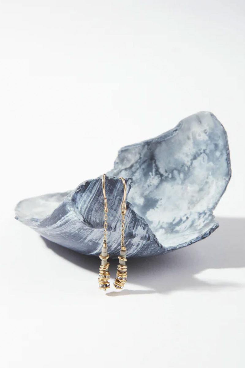 ILD Storm Crystal Short Earrings