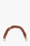 Clare V. Shortie Strap in Tortoise Acrylic