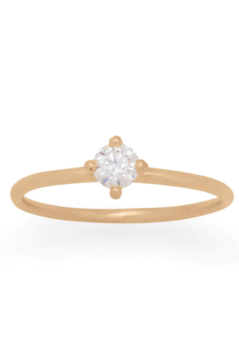 Valley Rose Hera Solitaire .25ct Grown Diamond Ring