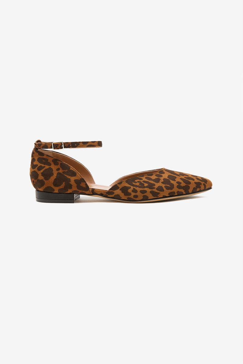 Maliparmi Ballerina Flat in Leopard
