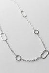 Melissa Joy Manning 20" Sterling Silver Multi Shape Chain