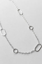 Melissa Joy Manning 20" Sterling Silver Multi Shape Chain